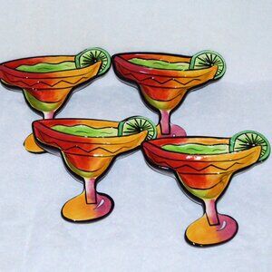 Clay Arts Margarita Shaped Condiment/Dip Bowls